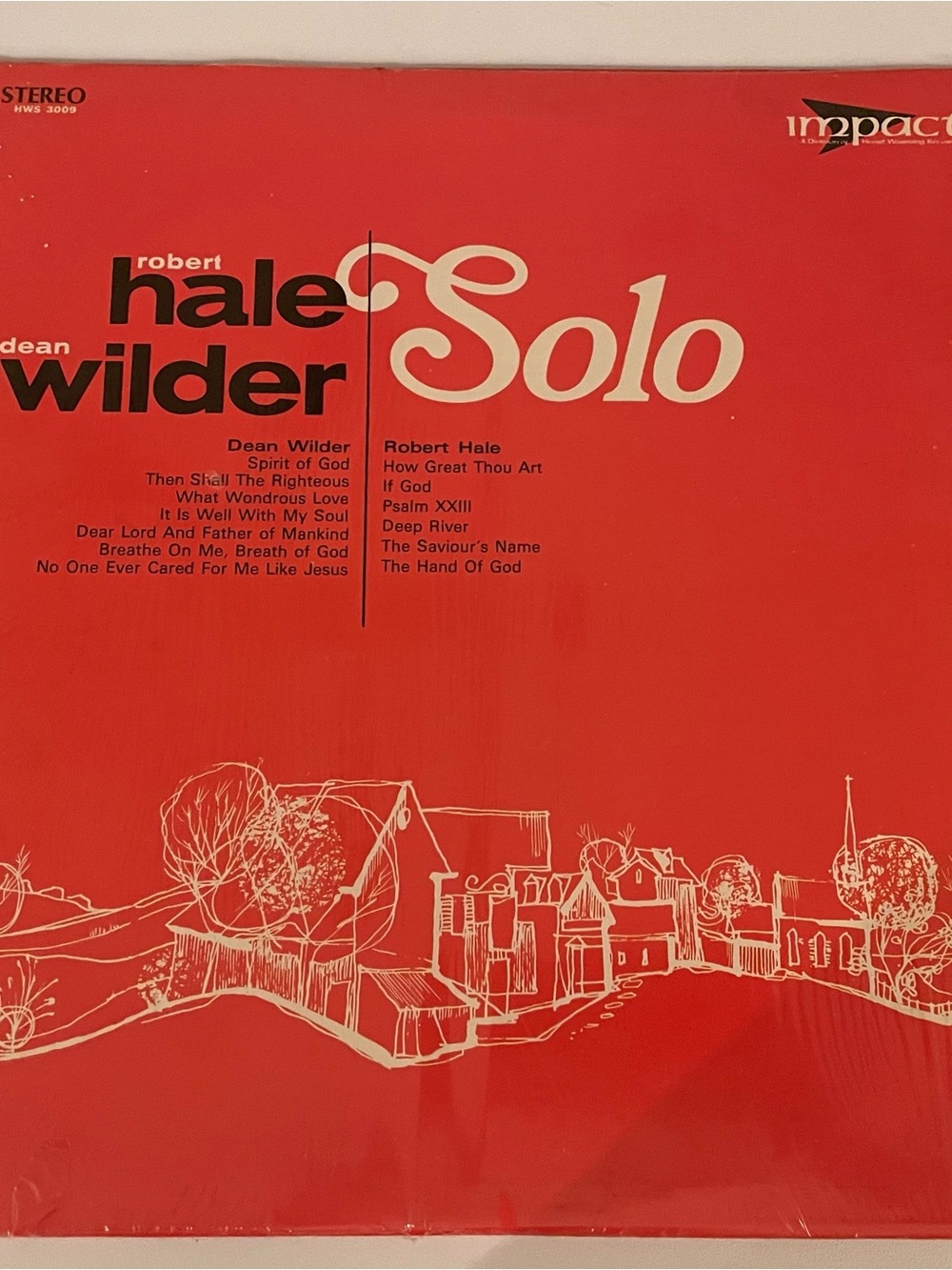 Robert Hale Dean Wilder Solo Christian Vocal Religious Vinyl LP Record